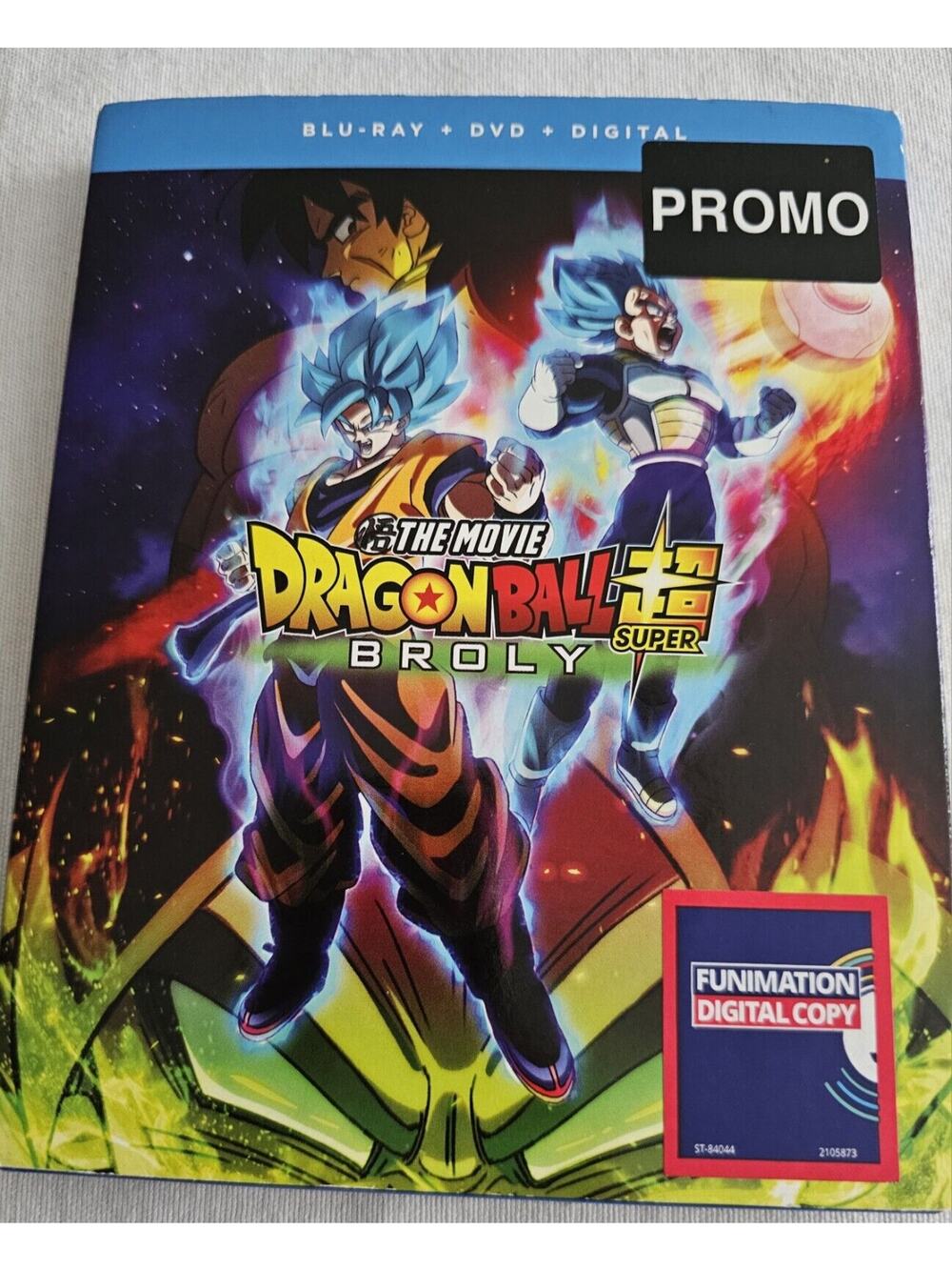 Dragonball Super Broly The Movie, DVD, Blu-Ray, Working, W/ Slip Cover